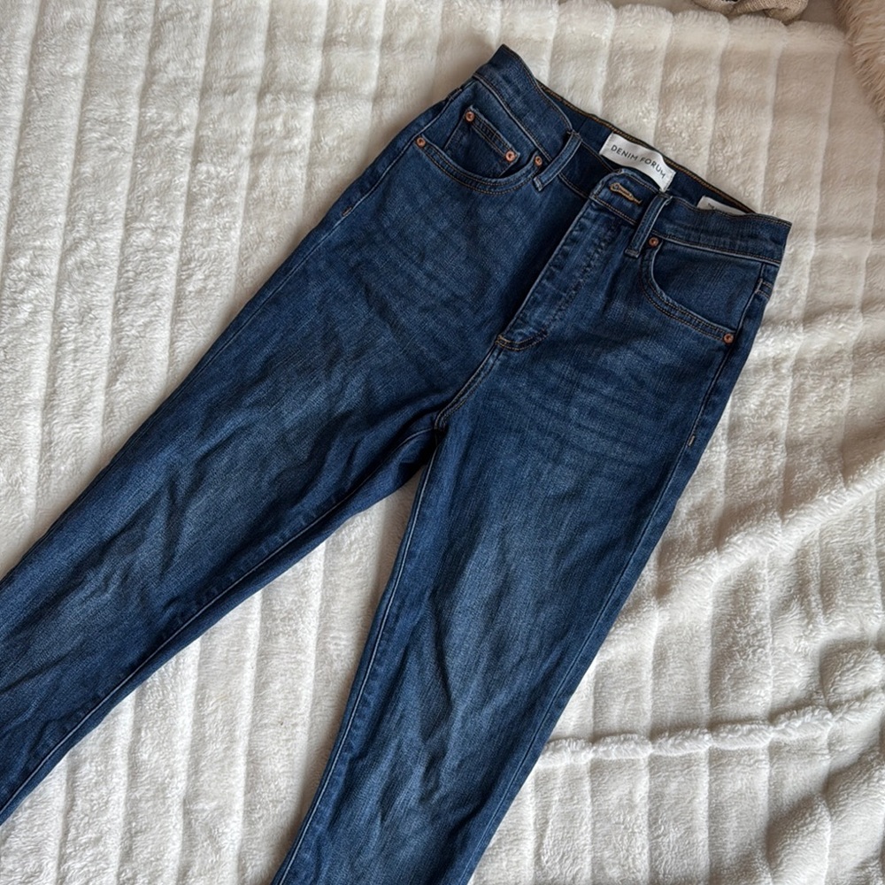 Denim Forum high rise skinny